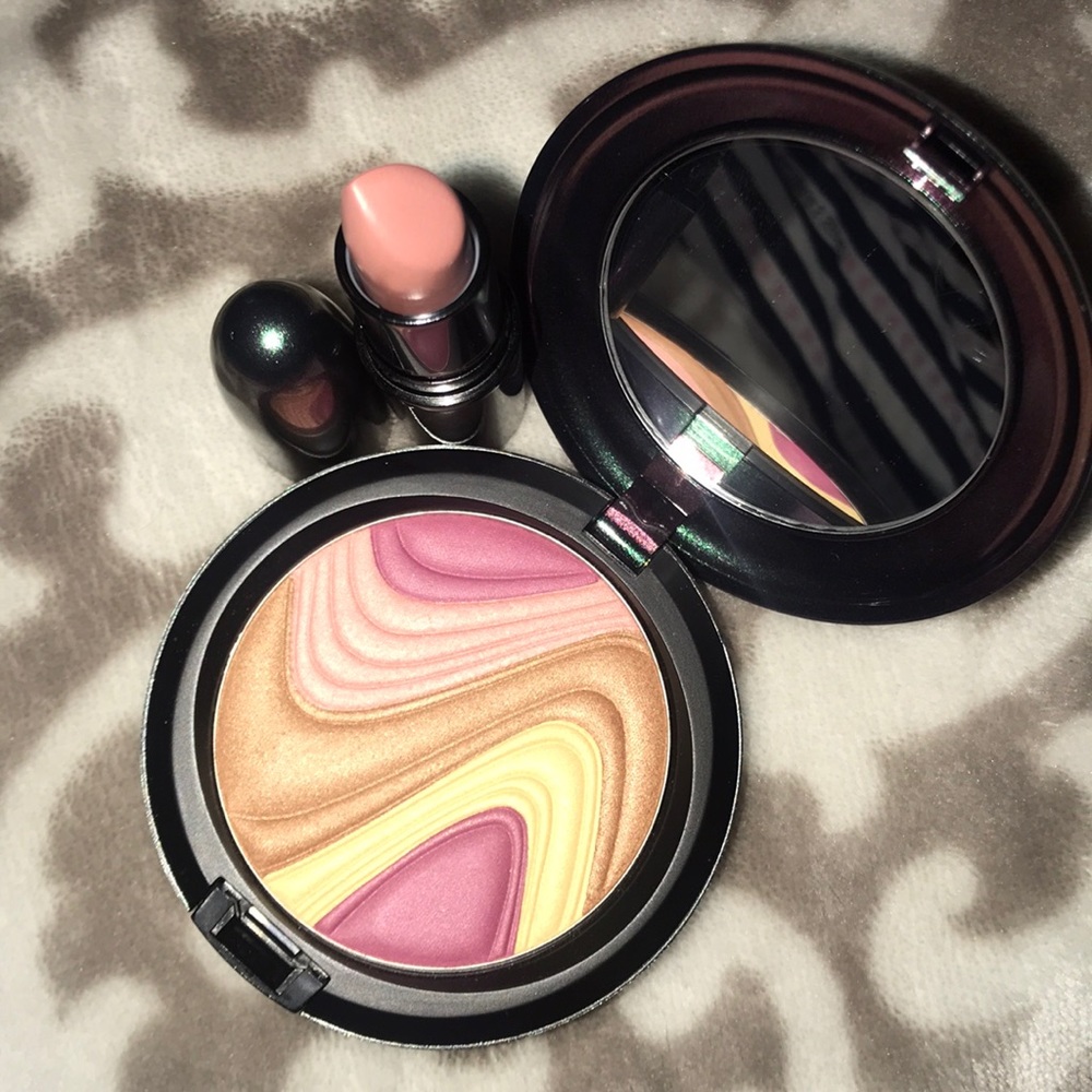 Mac cosmetics lipstick and compact